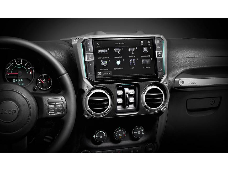 Alpine X409-WRA-JK Custom-fit digital multimedia receiver with 9