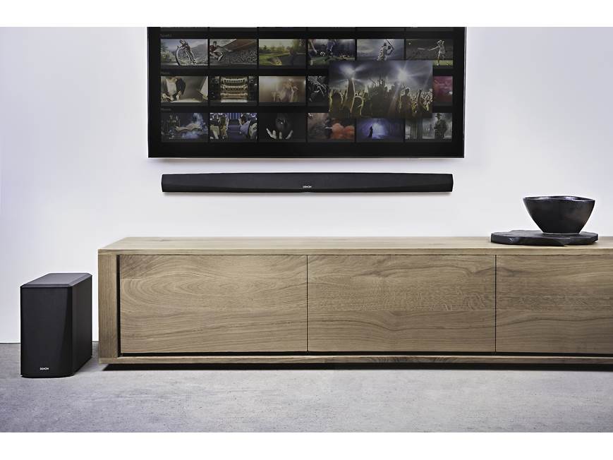 Denon DHT-S516H Powered sound bar and subwoofer system with Apple
