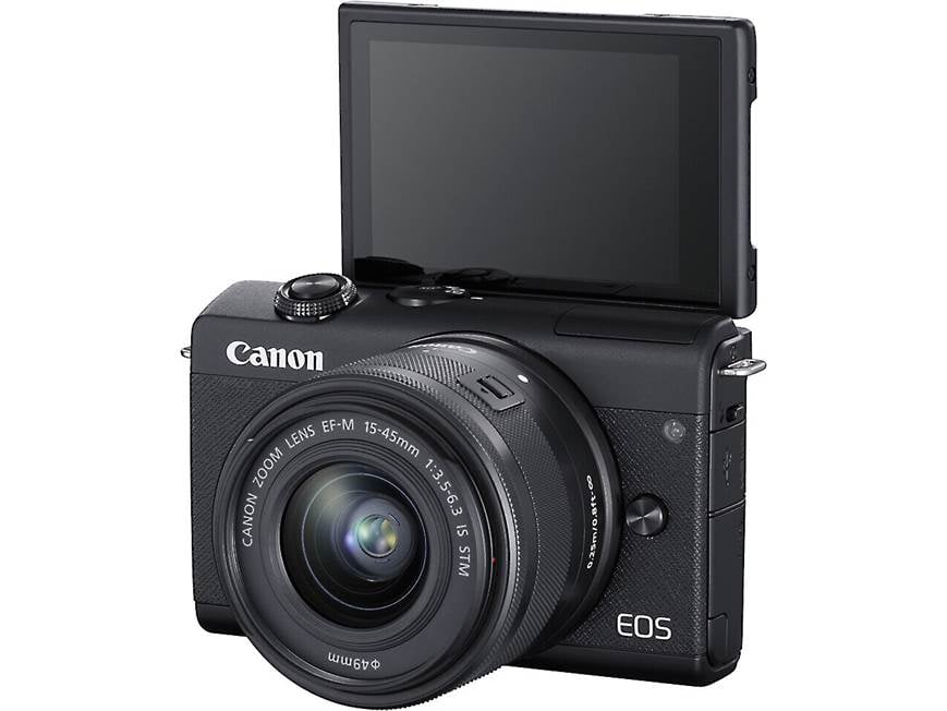 Canon EOS M200 Kit (Black) 24.1-megapixel mirrorless camera with