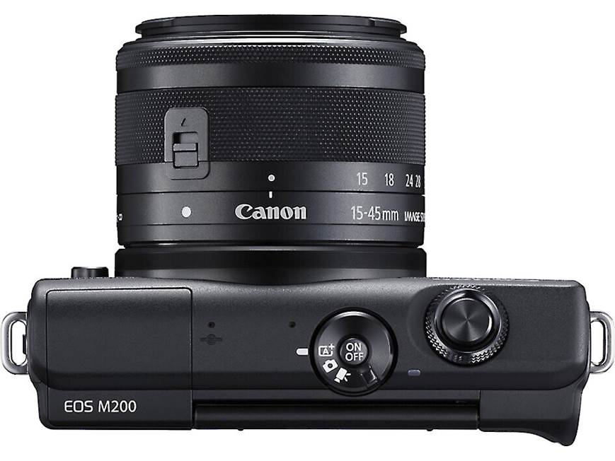 Canon EOS M200 Kit (Black) 24.1-megapixel mirrorless camera with