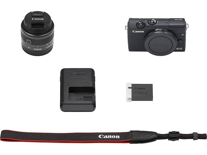 Canon EOS M200 Kit (Black) 24.1-megapixel mirrorless camera with