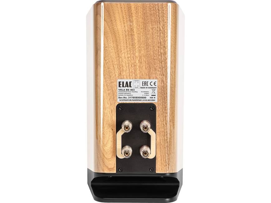 スピーカー・ウーファー Elac Vela 403 BS403 walnut ELAC VELA BS 403 (High-Gloss Walnut) Bookshelf speakers (High