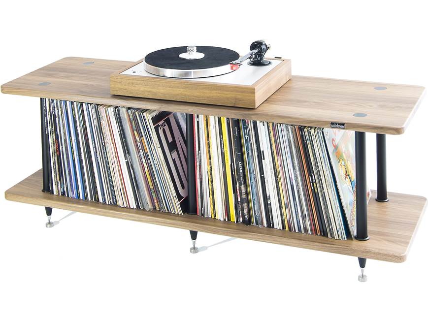 Solidsteel VL-2 Two-Shelf Vinyl Library and Audio Rack