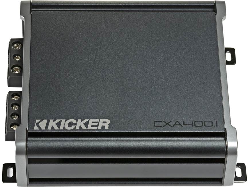 Kicker 46CXA400.1T CX Series mono subwoofer amplifier — 400 watts