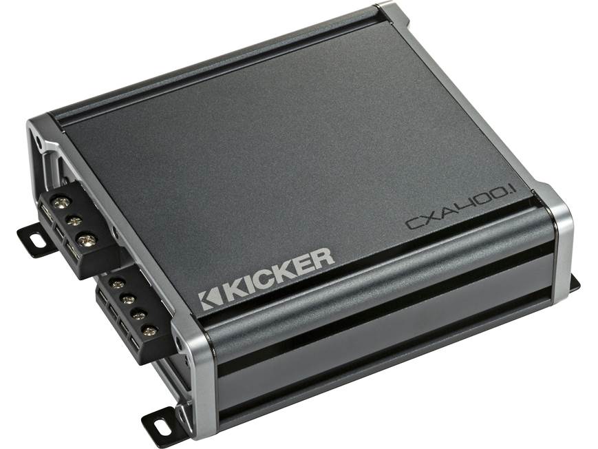 Kicker 46CXA400.1T CX Series mono subwoofer amplifier — 400 watts