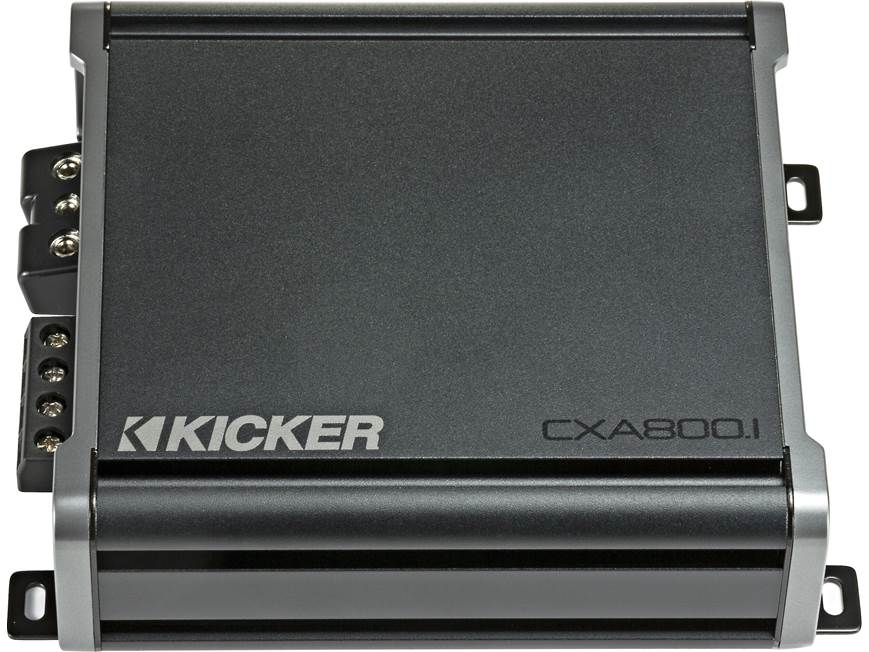 Kicker 46CXA800.1T CX Series mono subwoofer amplifier — 800 watts