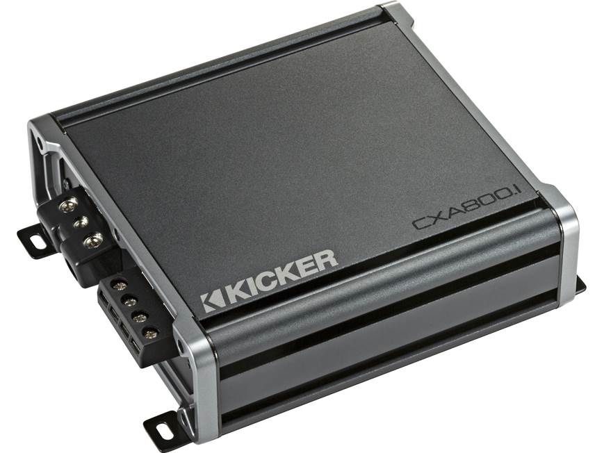 thumbnail interactive-video image 1 of Kicker 46CXA8001 CX Series 800W RMS Mono Class D Car Audio Subwoofer Amplifier 1 of 5