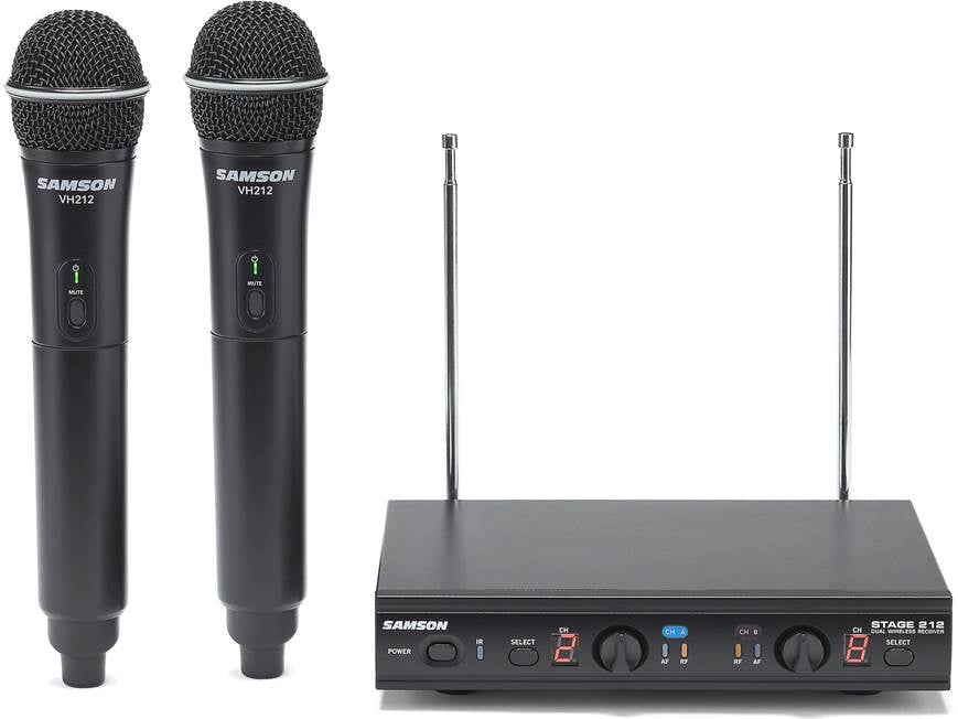 Samson Stage 212 Wireless dual-channel VHF system with 2