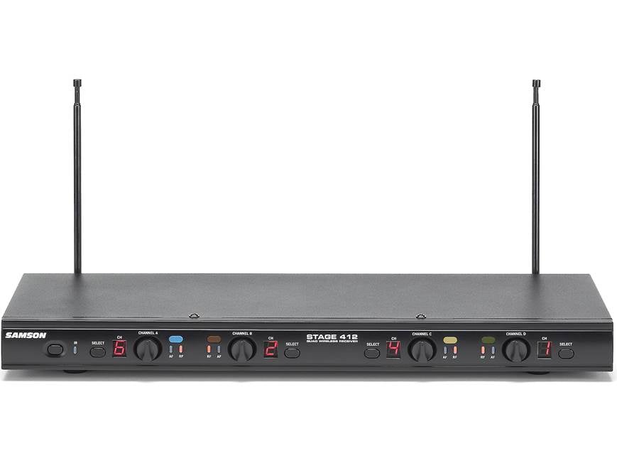 Samson Stage 412 Wireless quad-channel VHF system with 4