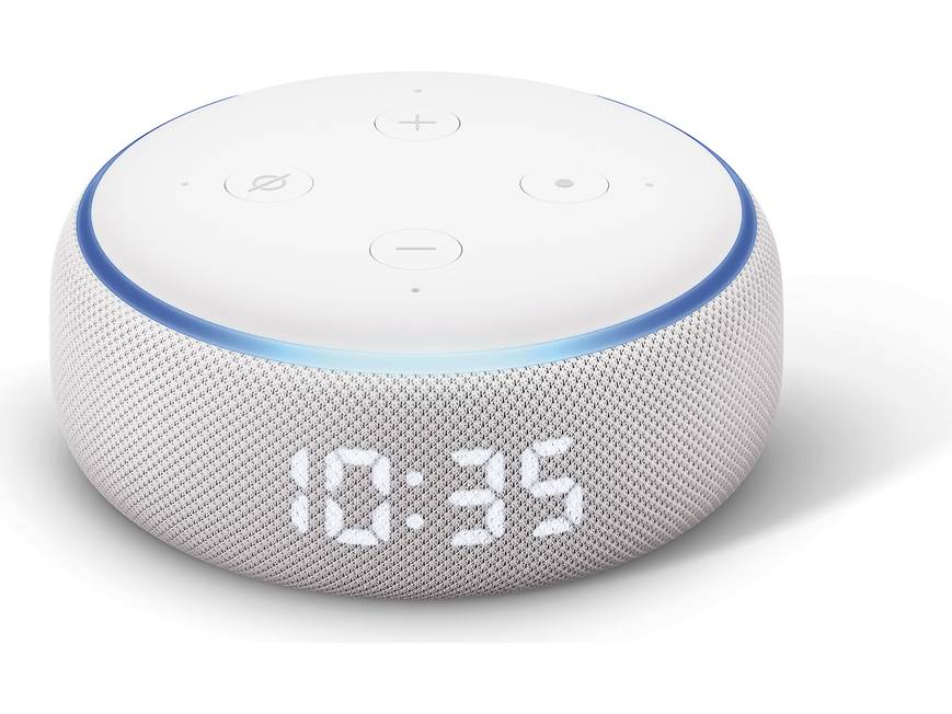 Amazon Echo Dot with Clock (3rd Gen) Voice-activated virtual
