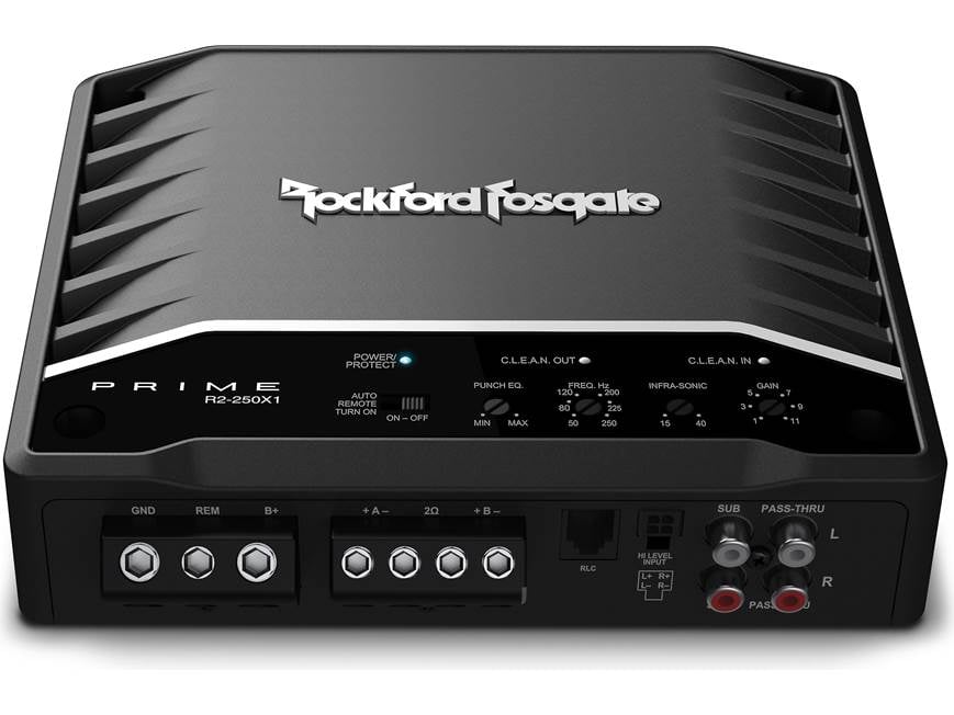 超美品！Rockford Fosgate R2-250X1 アンプ Rockford Fosgate R2-250X1 Prime Series mono subwoofer amplifier