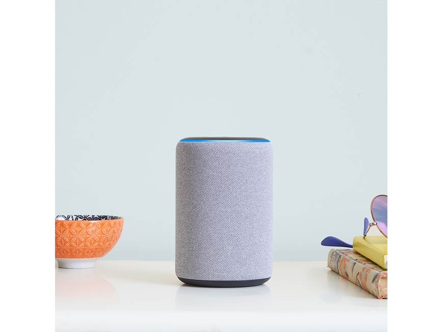 Amazon Echo (3rd Generation) (Heather Grey) Voice-activated