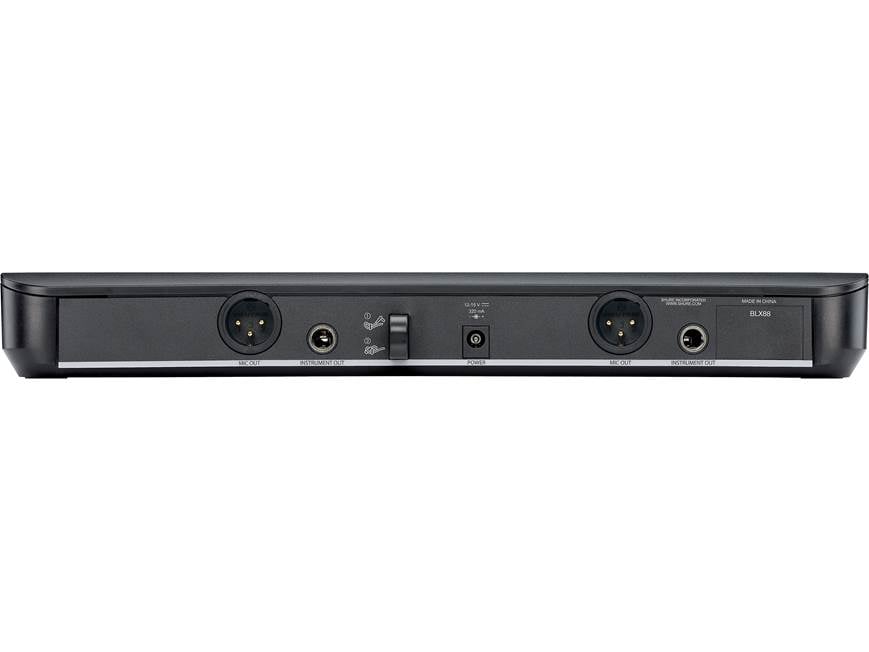 配信機器・PA機器・レコーディング機器 SHURE BLX288/SM58 Shure BLX288/PG58 (512-542 MHz, Band H9) Dual handheld wireless