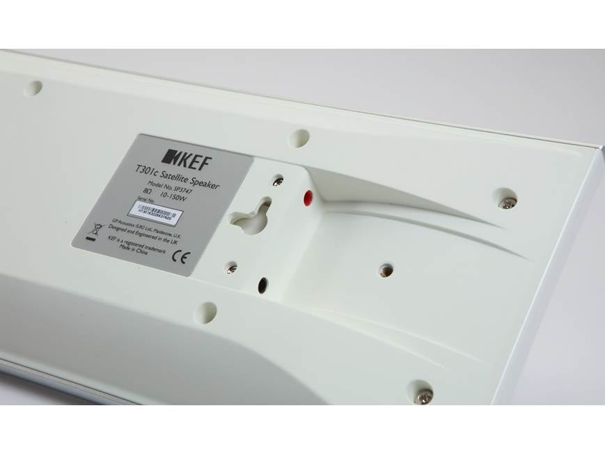 KEF T301C (White) Ultra-thin wall-mountable center channel speaker