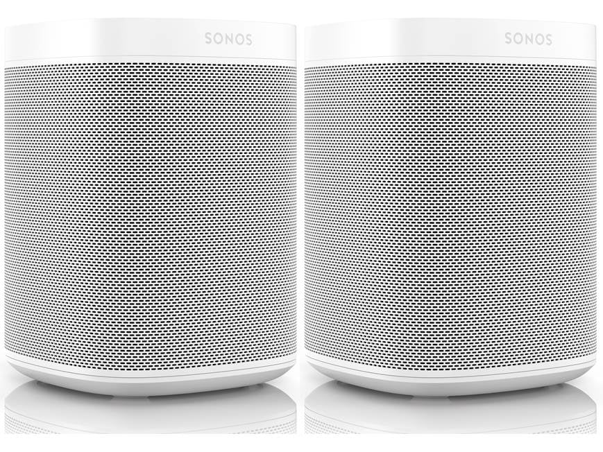 Sonos One SL 2-pack (White) Wireless streaming music speakers with