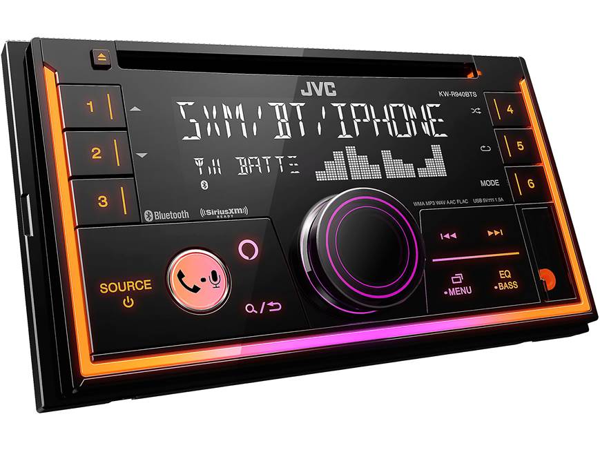 JVC KW-R940BTS CD receiver at Crutchfield