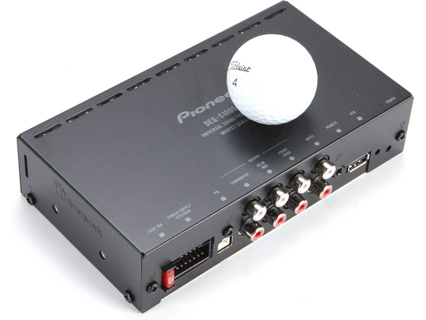 Pioneer DEQ-S1000A Compact 4-channel car amplifier with digital