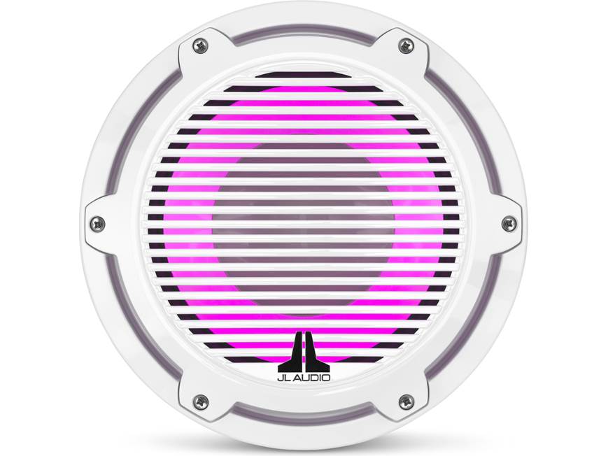 JL Audio M6-10W-C-GwGw-i-4 (Gloss White Classic Grille) M6 Series