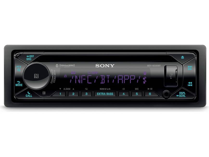 Sony MEX-N5300BT CD receiver at Crutchfield