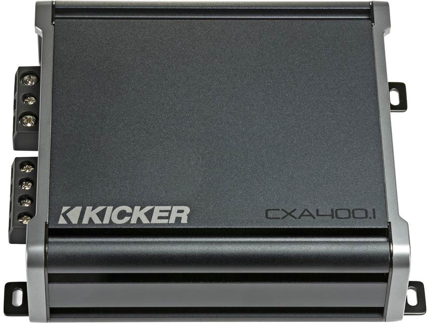 Kicker 46CXA400.1 CX Series mono subwoofer amplifier — 400 watts