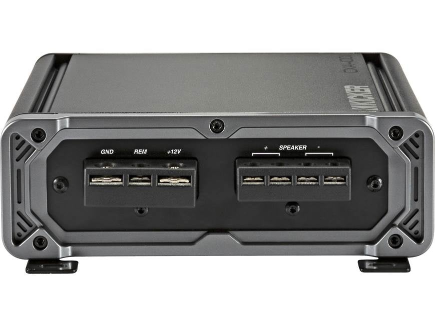 Kicker 46CXA400.1 CX Series mono subwoofer amplifier — 400 watts