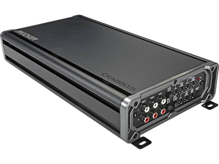 Kicker 46CXA660.5 CX Series 5-channel car amplifier — 65 watts RMS