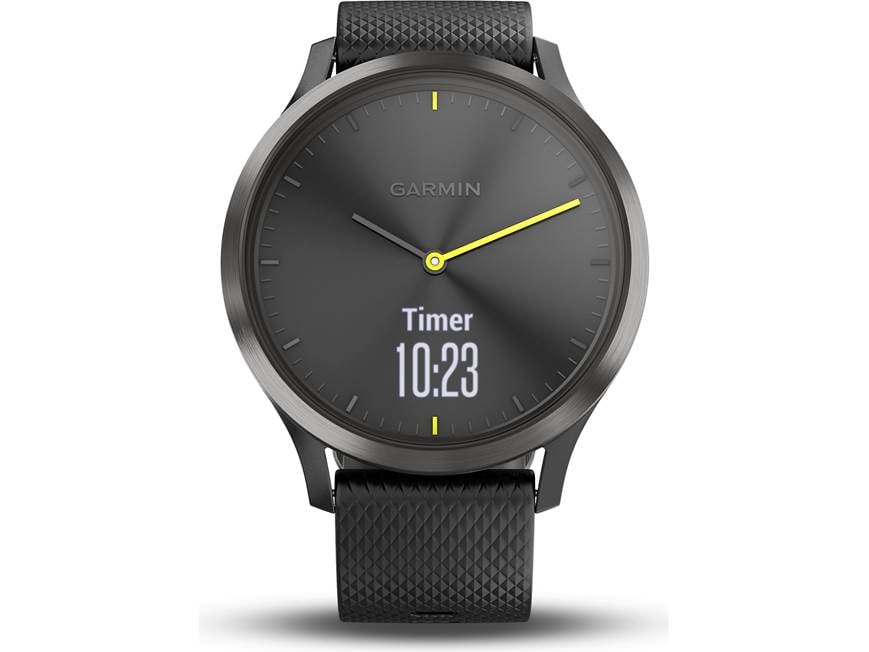 Garmin vivomove® HR (Large Sport model, black w/slate hardware