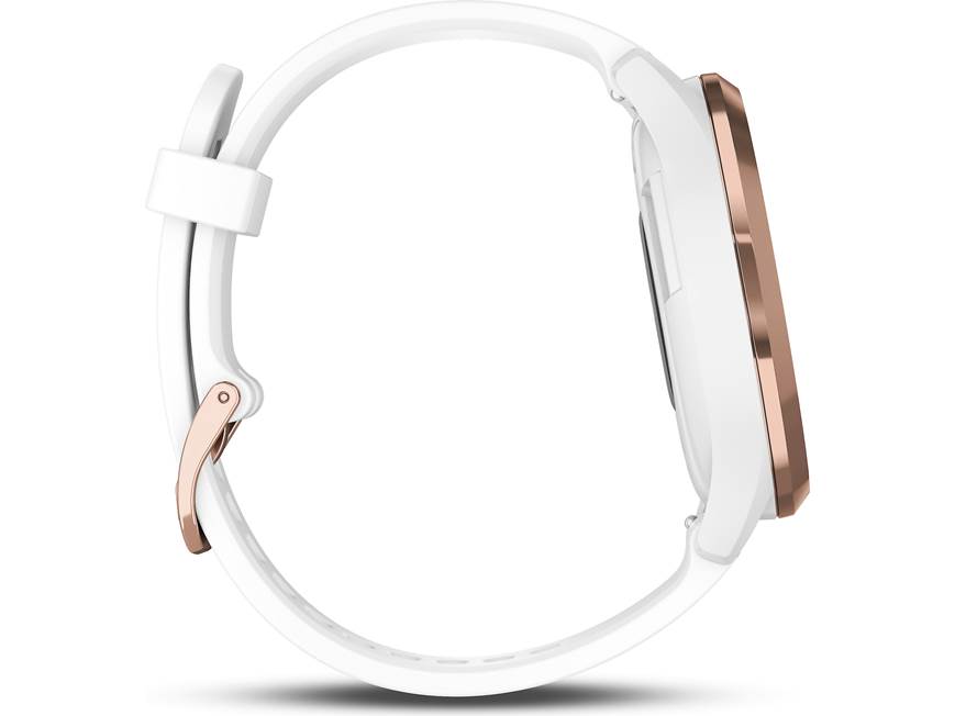 Garmin vivomove® HR (Small/Med Sport model, white w/rose gold