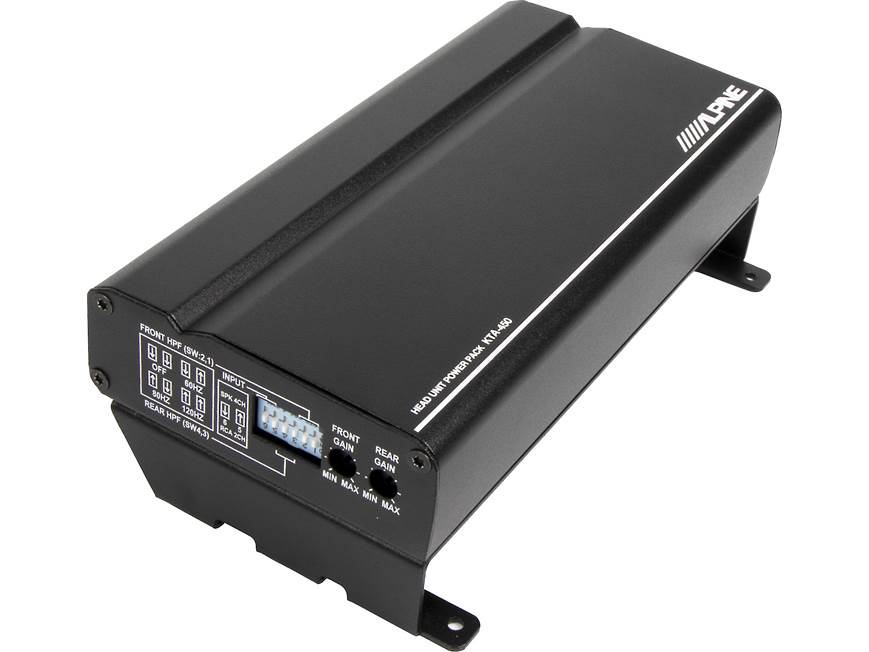 Alpine iLX-W650 and 4-channel Amp Package Includes iLX-W650