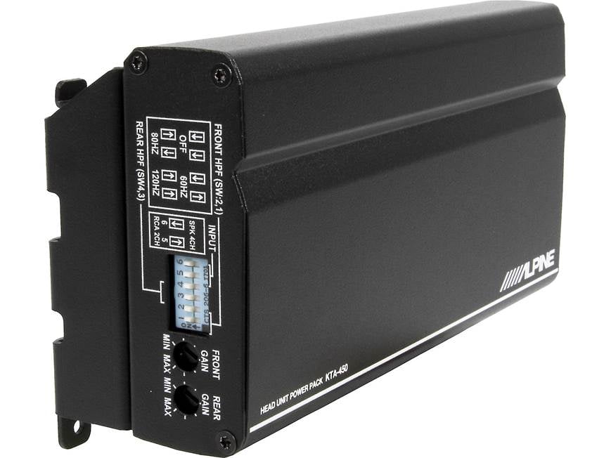 Alpine iLX-W650 and 4-channel Amp Package Includes iLX-W650
