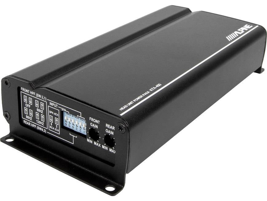 Alpine iLX-W650 and 4-channel Amp Package Includes iLX-W650