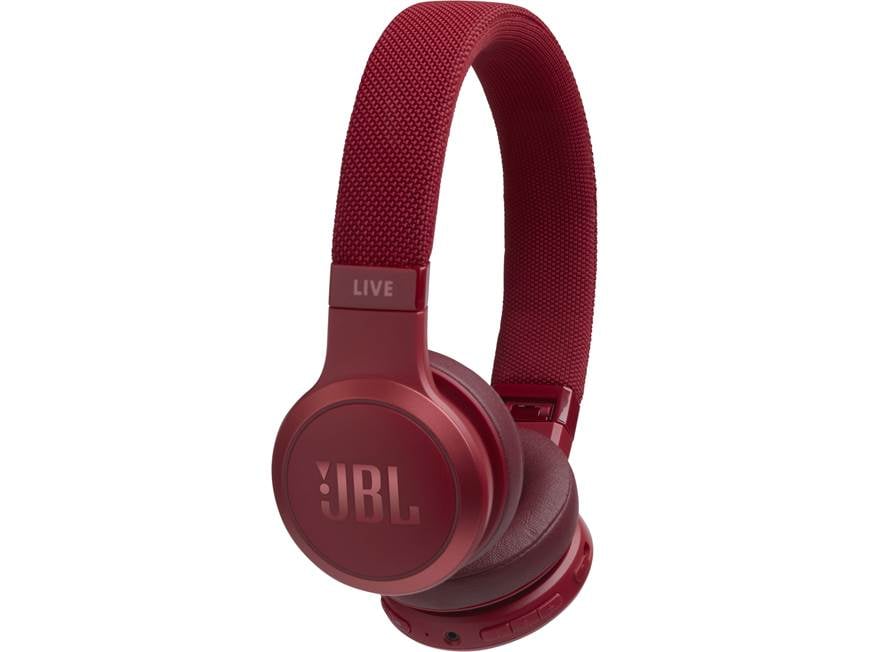 JBL Live 400BT (Red) Wireless Bluetooth® on-ear headphones (Red