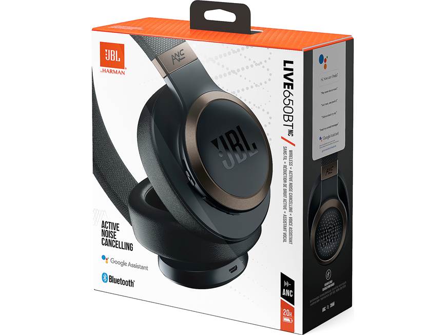 JBL Live 650BTNC (Black) Wireless Bluetooth® over-ear noise