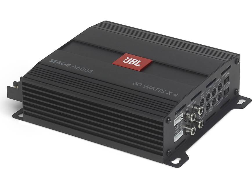 JBL Stage A6004 4-channel car amplifier — 60 watts RMS x 4 at