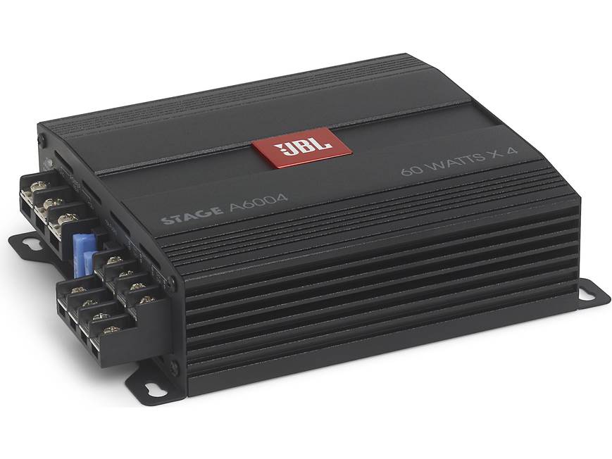 JBL Stage A6004 4-channel car amplifier — 60 watts RMS x 4 at