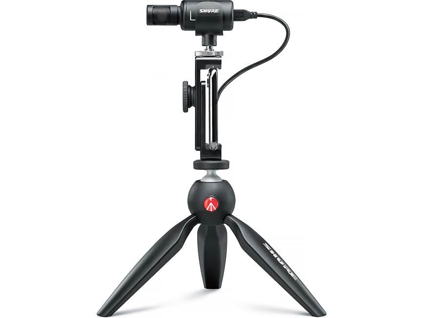 Shure MV88+ Video Kit Digital condenser microphone with A/V
