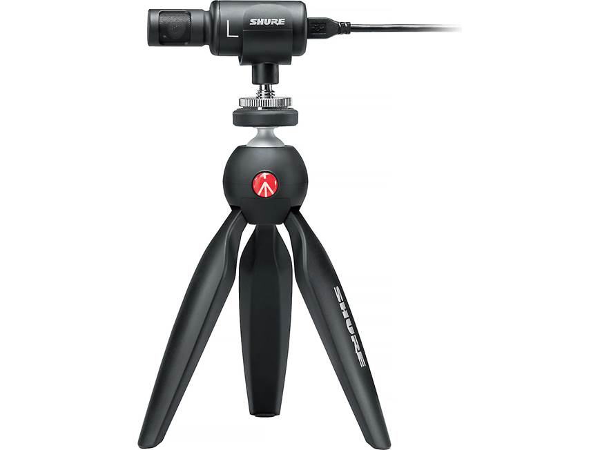 Shure MV88+ Video Kit Digital condenser microphone with A/V