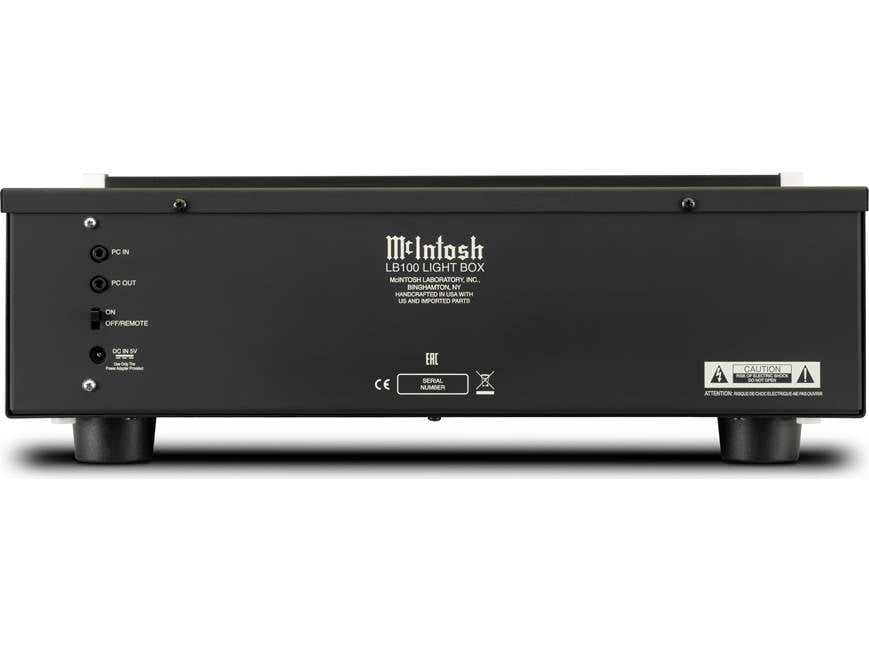 McIntosh LB100 LED-backlit light box for McIntosh audio systems at
