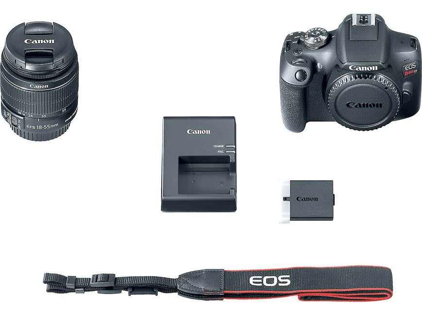 Canon EOS Rebel T7 Kit 24.1-megapixel DSLR camera with Wi-Fi® and