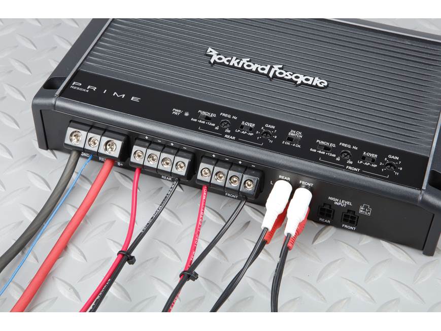 Rockford Fosgate R250X4 Prime Series 4-channel car amplifier — 40