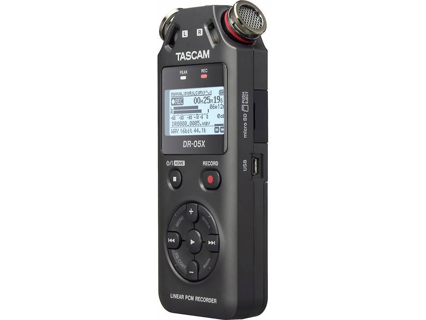 Tascam DR-05X High-resolution digital audio recorder with
