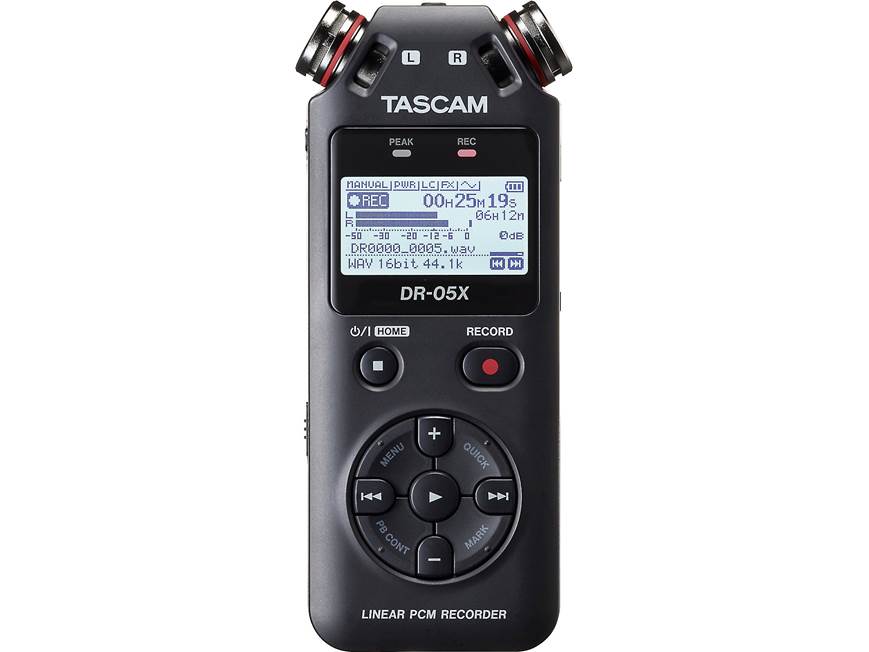 Tascam DR-05X High-resolution digital audio recorder with