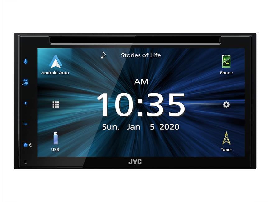 JVC 60インチ JVC KW-V660BT DVD receiver at Crutchfield