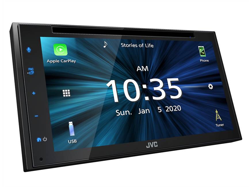 JVC 60インチ JVC KW-V660BT DVD receiver at Crutchfield