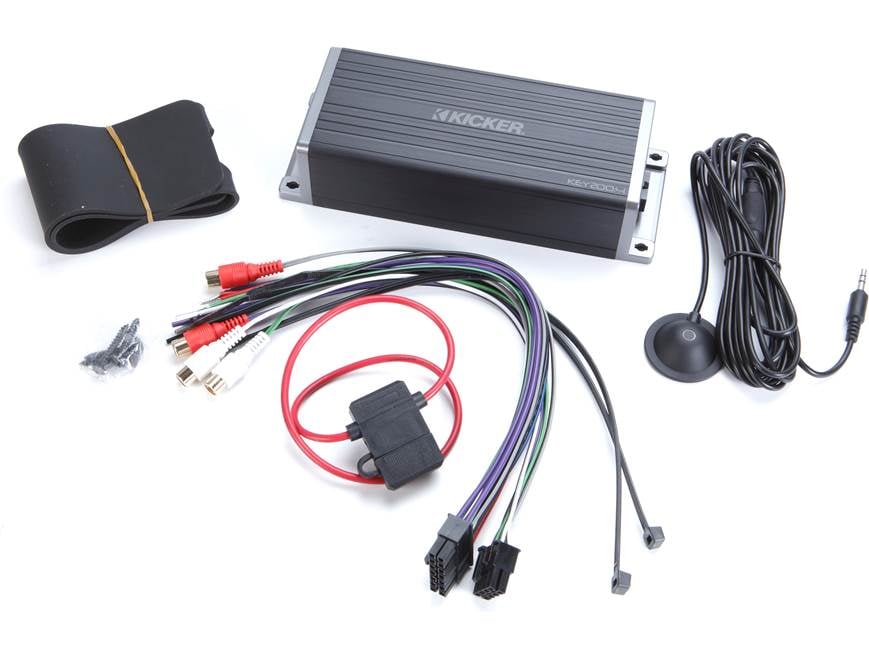 Kicker 47KEY200.4 Compact 4-channel car amplifier with automatic