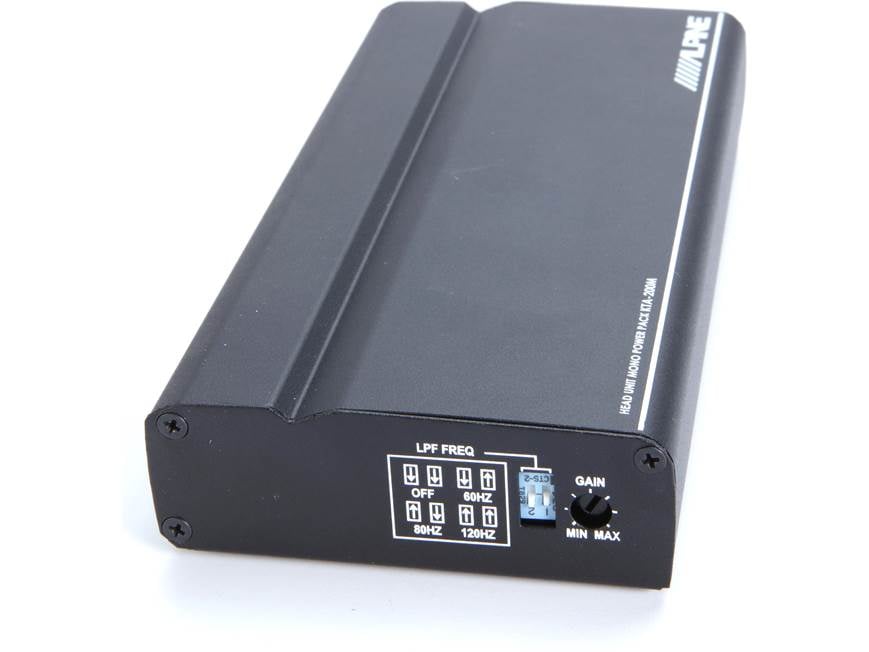 Alpine iLX-W770 and Mono Amp Package Includes iLX-W770 multimedia