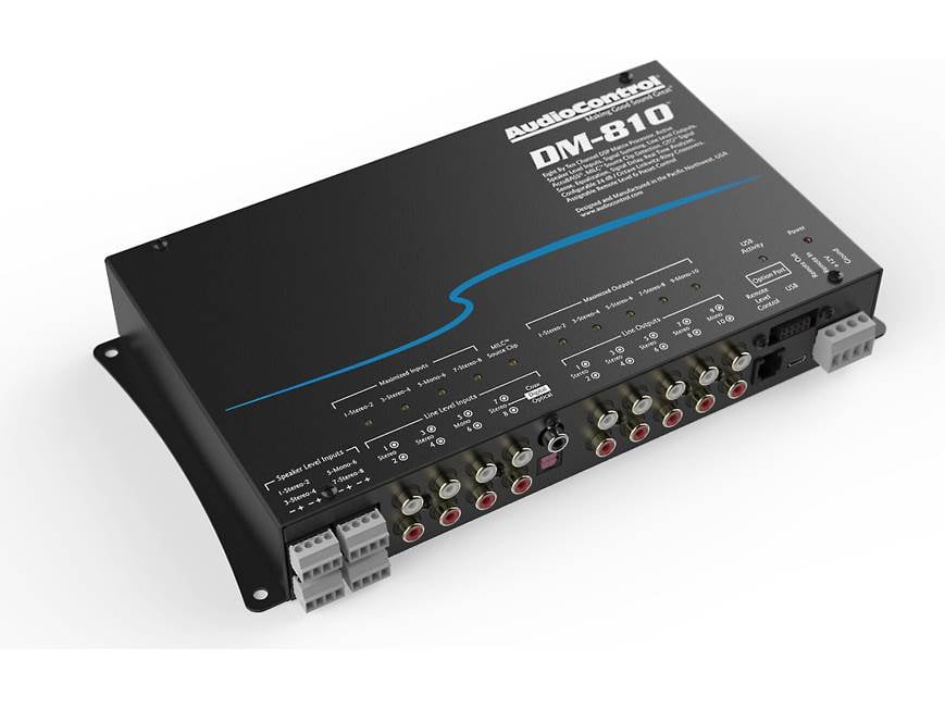 AudioControl DM-810 Digital Signal Processor DSP with 8 inputs and