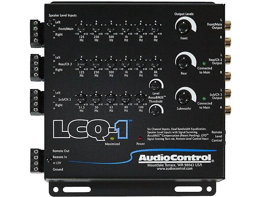 AudioControl LCQ-1 (White) 6-channel line output converter with