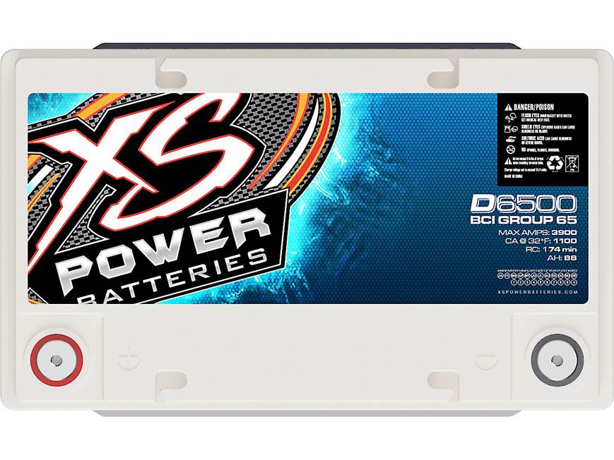XS Power D6500 Deep cycle 12-volt battery at Crutchfield