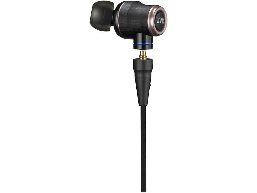 JVC HA-FW01 In-ear headphones with wood drivers and wood/metal
